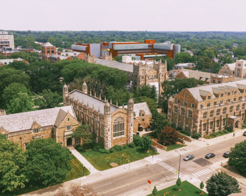 Law Quadrangle university of Michigan Ann Arbor Aerial view