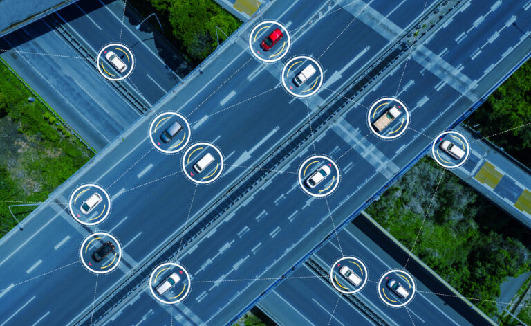 vehicles on road data