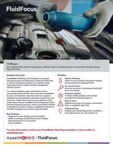AssetWorks Product Slicks - Fleet and Fuel Management
