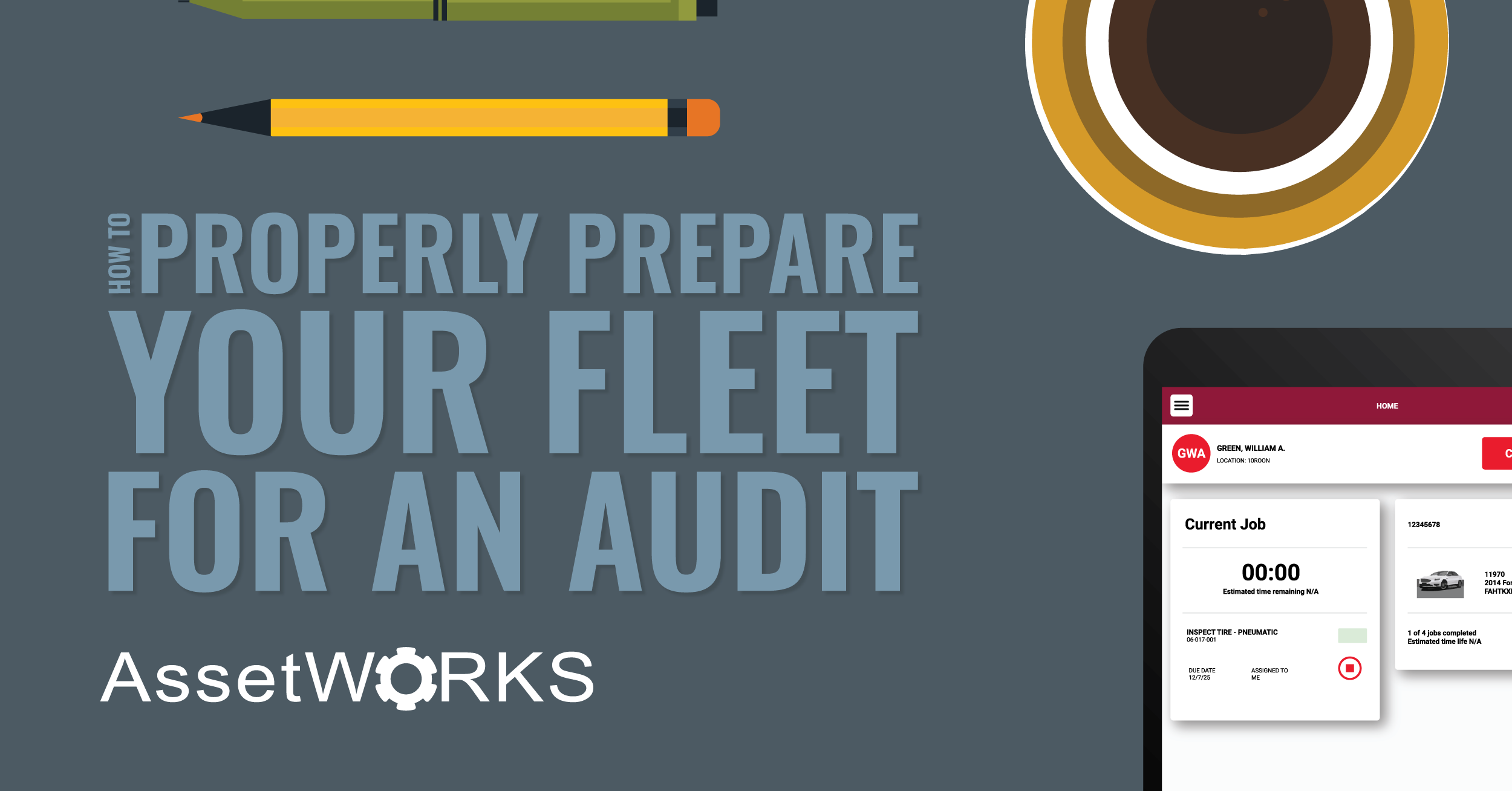 Properly Prepare Your Fleet for an Audit Infographic Social Graphic
